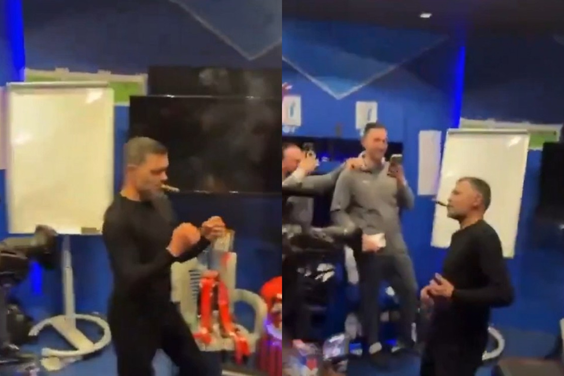 他对足球的 他对足球的